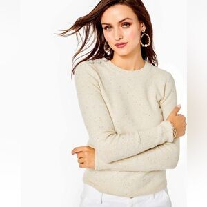 Lilly Pulitzer Morgen Sequin Sweater Size Small